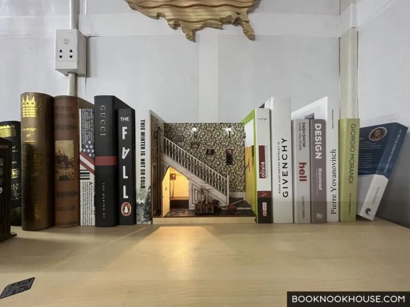 Cupboard Under Stair Book Nook Harry Potter DIY Bookshelf Insert 5