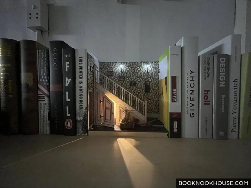 Cupboard Under Stair Book Nook Harry Potter DIY Bookshelf Insert 6