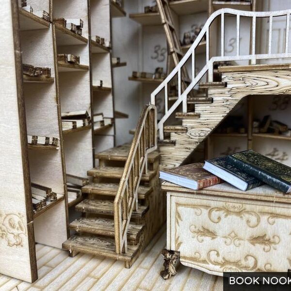 Harry Potter Ollivander Wand Shop Diy Wooden Book Nook For Bookshelf 2 result 1