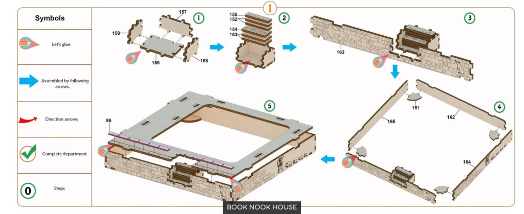 Harry Potter Ollivander Wand Shop Diy Wooden Book Nook Instructions BookNookHouse 1 result
