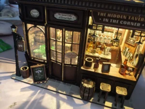 Vintage Tavern Bar Miniature House Kit