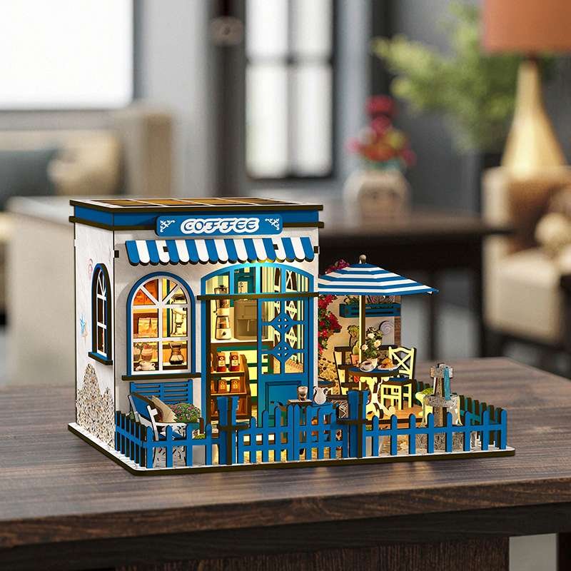 Seaside Coffee House Miniature House Kit