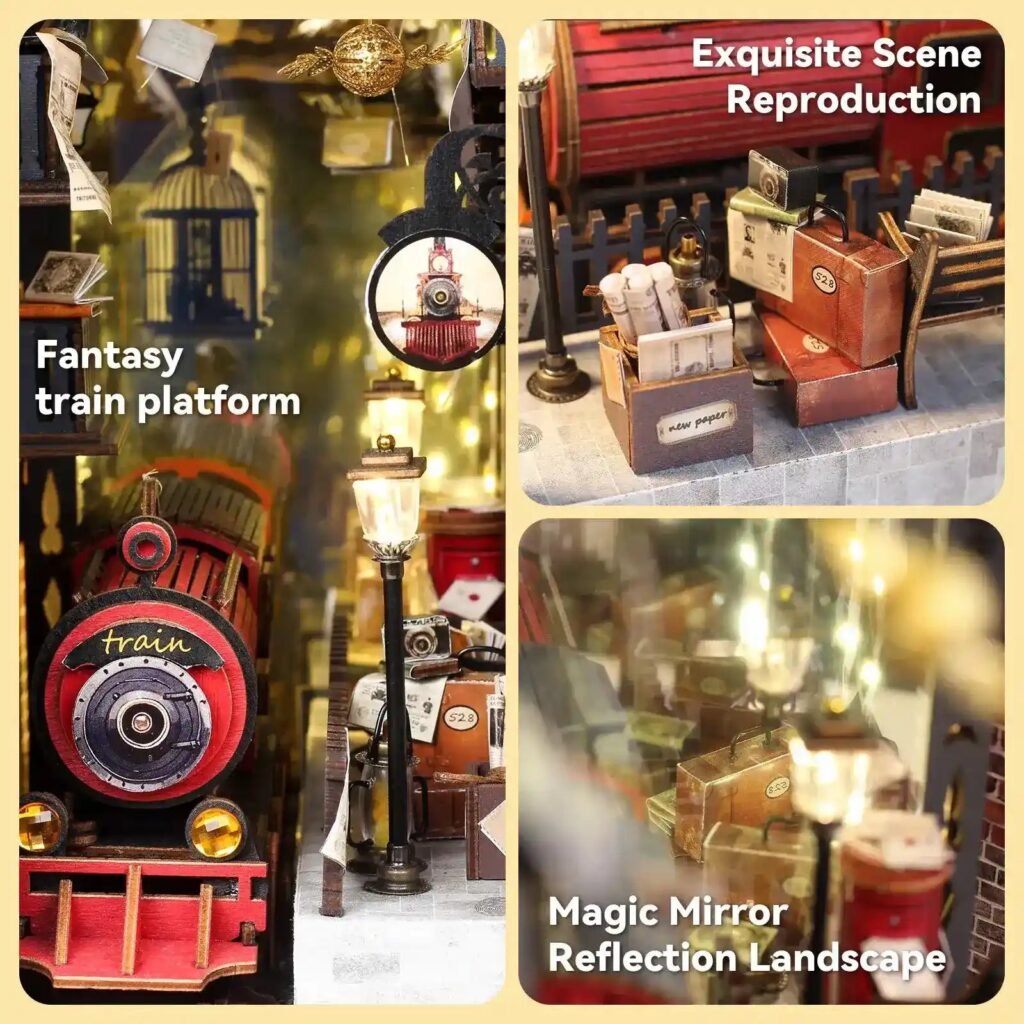 Vintage Railway Station DIY Book Nook Kit