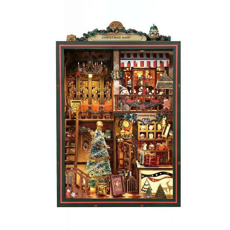 Christmas Shop Miniature House Kit