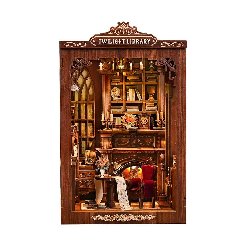 Vintage Study Room DIY Book Nook Kit
