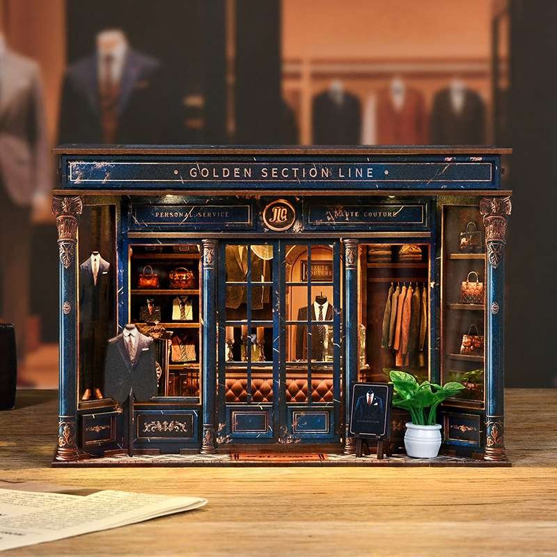 Bespoke Tailor Shop Miniature House Kit