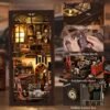 Vintage Repair Garage Miniature House Kit Vintage Repair Garage Miniature House Kit