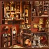 Vintage Study Room DIY Book Nook Kit