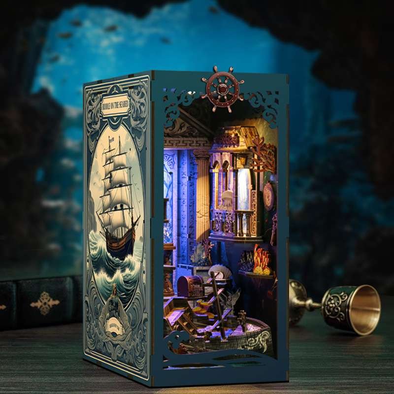Lost Ocean Ruins DIY Book Nook Kit Lost Ocean Ruins DIY Book Nook Kit