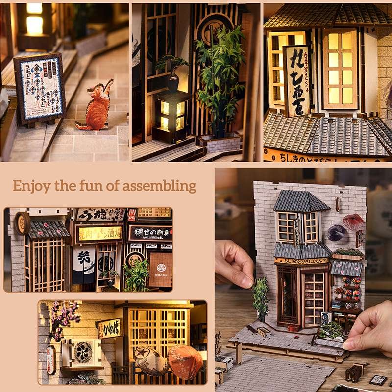 Cat Alley House DIY Book Nook Kit