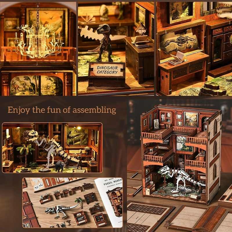 Fossil Museum DIY Book Nook Kit