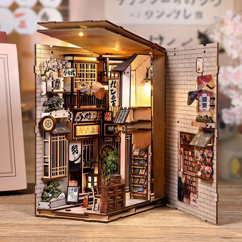 Cat Alley House DIY Book Nook Kit