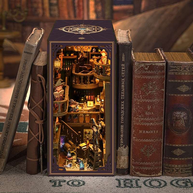 Little Wizards’ Potion Lab DIY Book Nook Kit