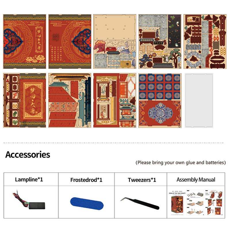 Dream of the Tang Dynasty DIY Book Nook Kit