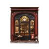 Warm Coffee House Miniature House Kit