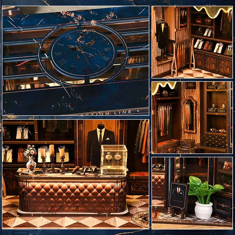 Bespoke Tailor Shop Miniature House Kit