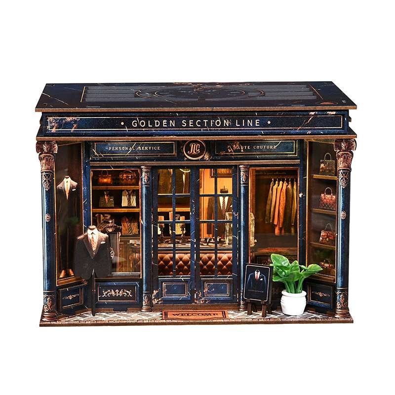 Bespoke Tailor Shop Miniature House Kit