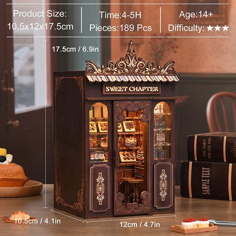 Sweet Haven Patisserie Miniature House Kit Sweet Haven Patisserie Miniature House Kit