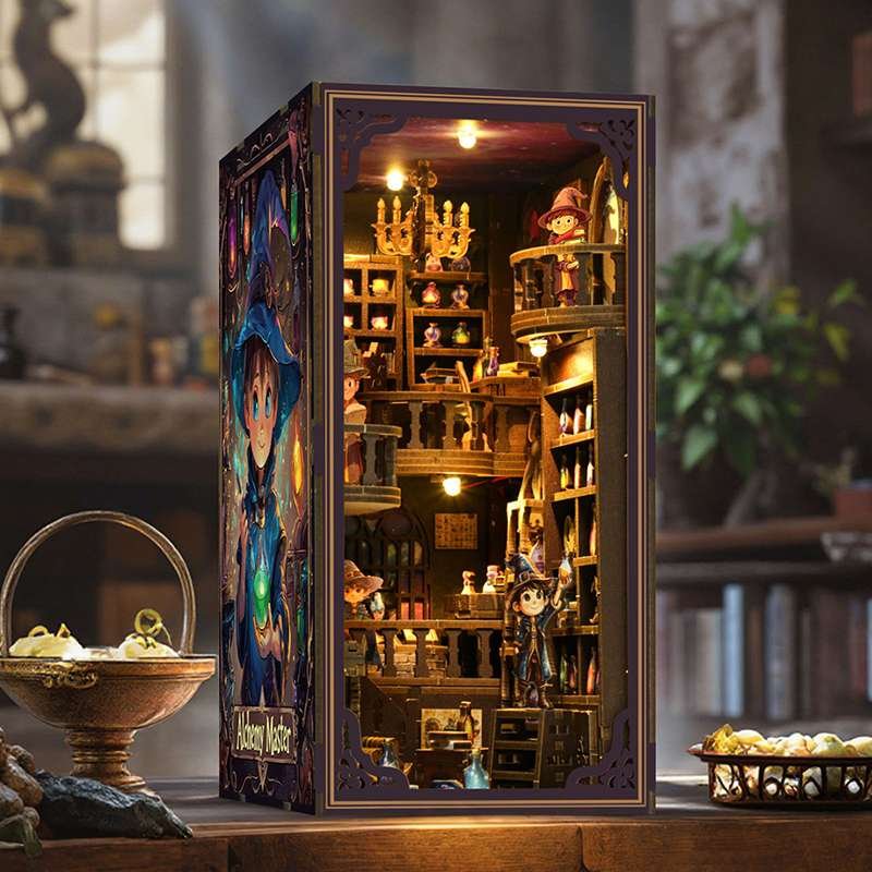 Little Wizards’ Potion Lab DIY Book Nook Kit