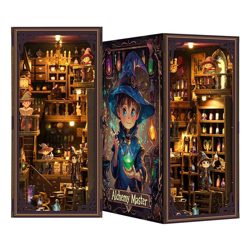Little Wizards’ Potion Lab DIY Book Nook Kit