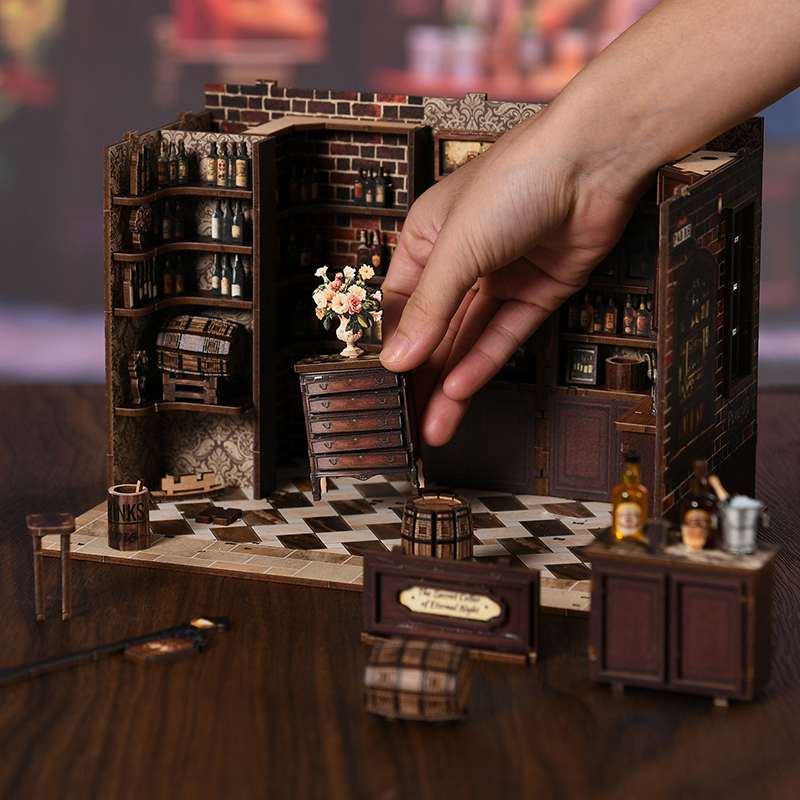 Vintage Tavern Bar Miniature House Kit