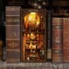 Vintage Tailor Shop DIY Miniature House Kit – Retro British-Style Bookend