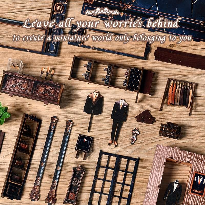 Bespoke Tailor Shop Miniature House Kit