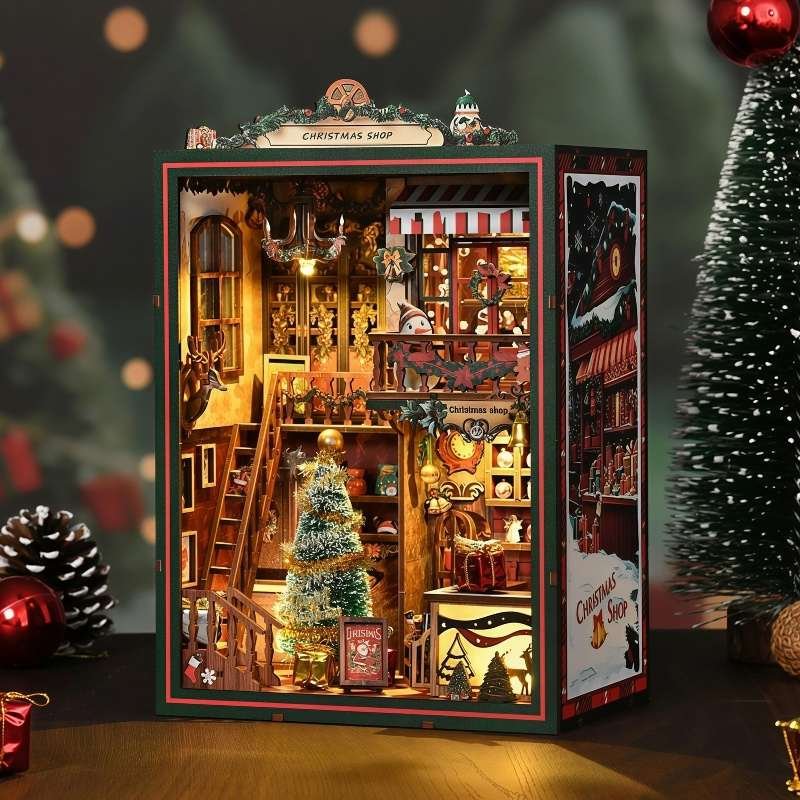 Christmas Shop Miniature House Kit