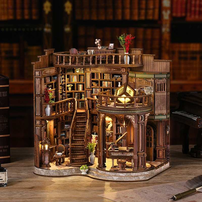 Grand Library Hall DIY Book Nook Kit