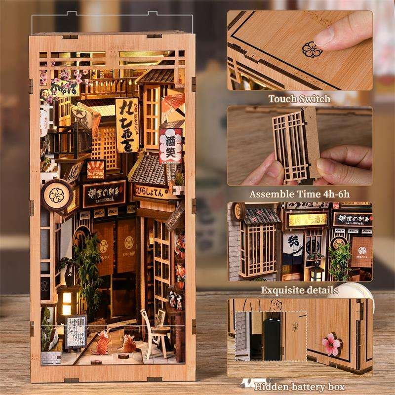 Cat Alley House DIY Book Nook Kit