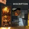 Vintage Tailor Shop DIY Miniature House Kit – Retro British-Style Bookend