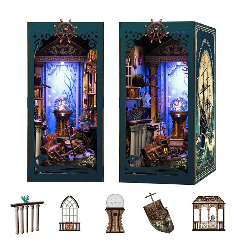 Lost Ocean Ruins DIY Book Nook Kit Lost Ocean Ruins DIY Book Nook Kit