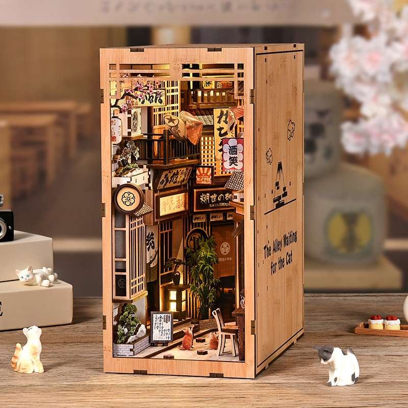 Cat Alley House DIY Book Nook Kit