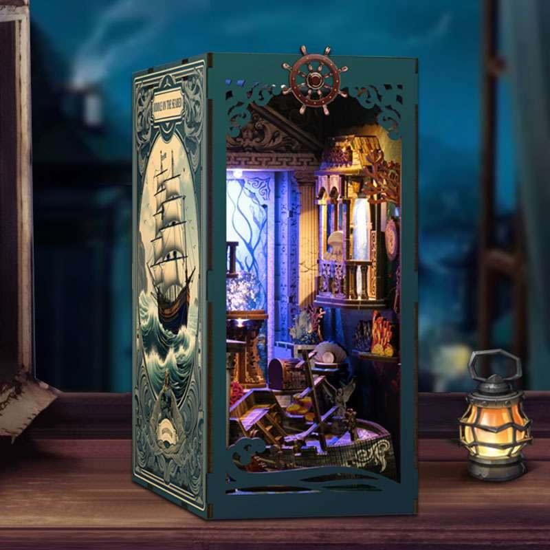 Lost Ocean Ruins DIY Book Nook Kit Lost Ocean Ruins DIY Book Nook Kit