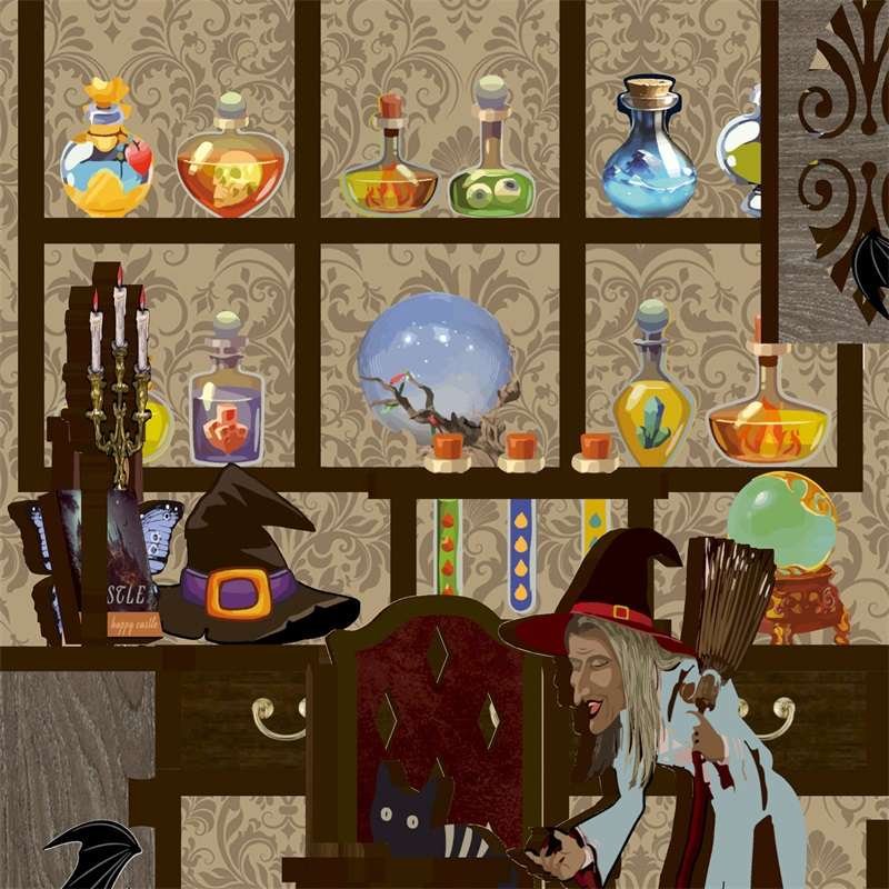 Witch’ s Enchanted Workshop DIY Book Nook Kit