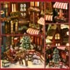 Cozy Christmas Village DIY Book Nook Kit