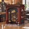 Warm Coffee House Miniature House Kit