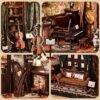 European Melody Room Miniature House Kit