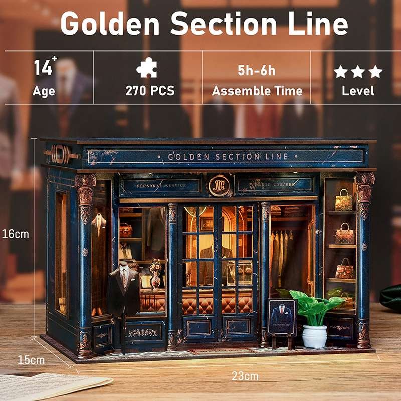 Bespoke Tailor Shop Miniature House Kit
