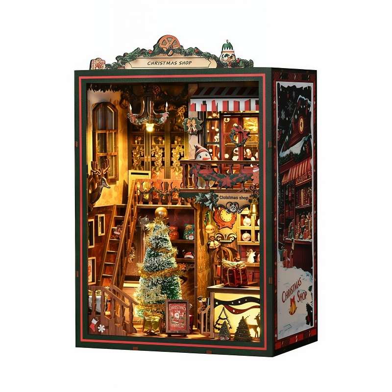 Christmas Shop Miniature House Kit