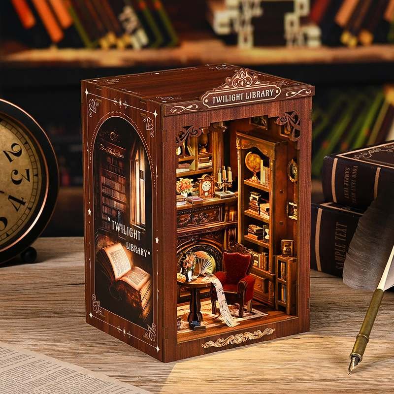 Vintage Study Room DIY Book Nook Kit