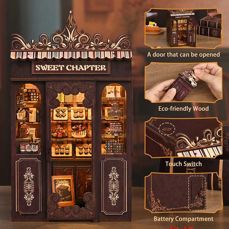 Sweet Haven Patisserie Miniature House Kit Sweet Haven Patisserie Miniature House Kit