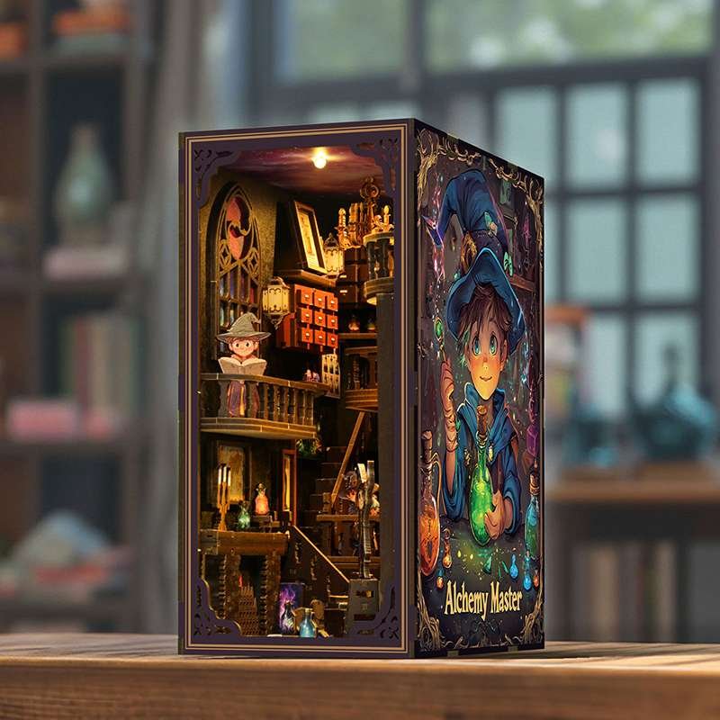Little Wizards’ Potion Lab DIY Book Nook Kit