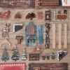 Snowy Christmas Cabin Miniature House Kit