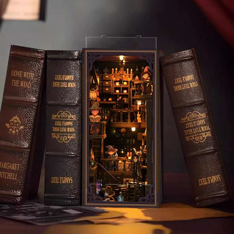 Little Wizards’ Potion Lab DIY Book Nook Kit