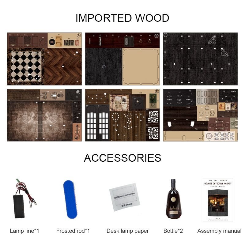 Mini Detective Agency DIY Book Nook Kit Mini Detective Agency DIY Book Nook Kit