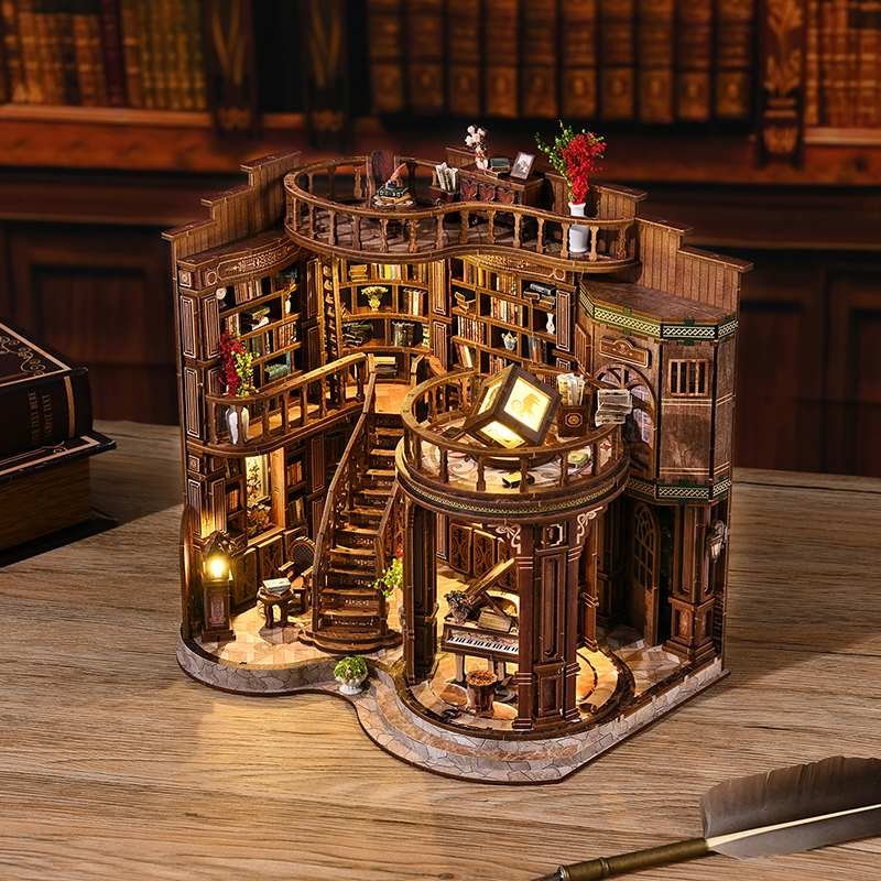 Grand Library Hall DIY Book Nook Kit