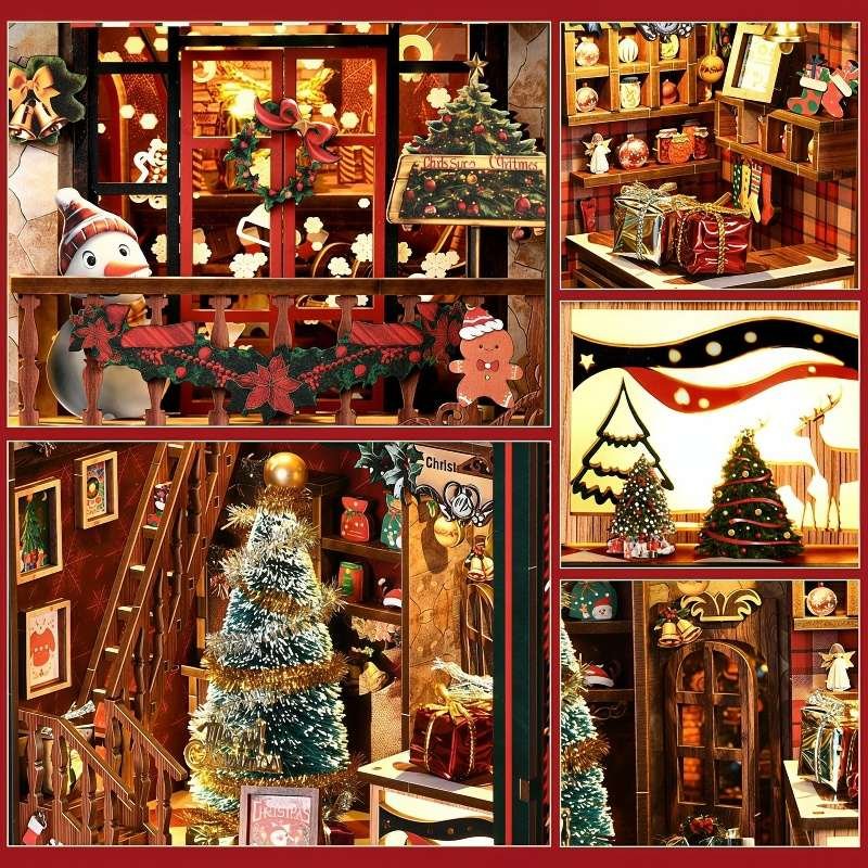Christmas Shop Miniature House Kit