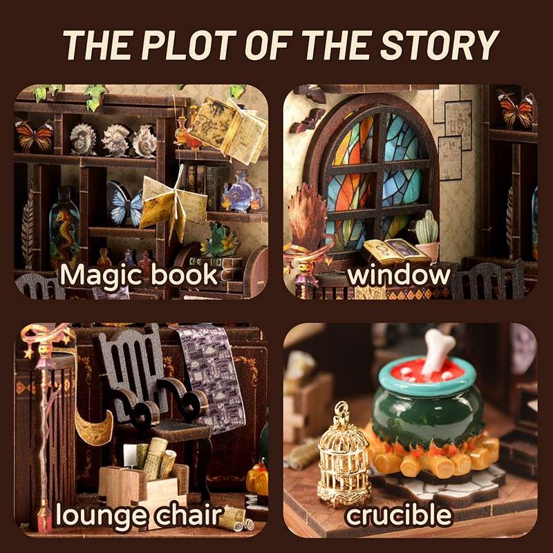 Magic Potion Lab DIY Book Nook Kit