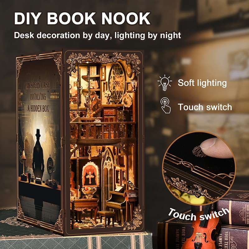 The Secret Case Files Detective Book Nook Kit The Secret Case Files Detective Book Nook Kit